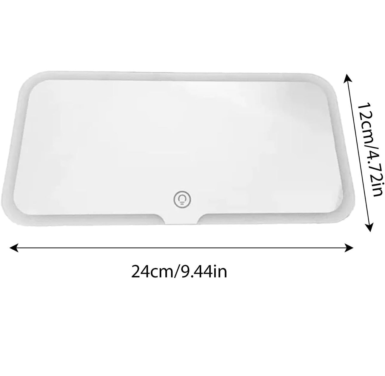 LED Sun Visor Makeup Mirror
