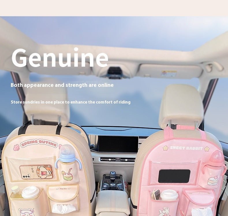 Car Seat Back Organizer – Anti-Kick & Anti-Dirt Mat