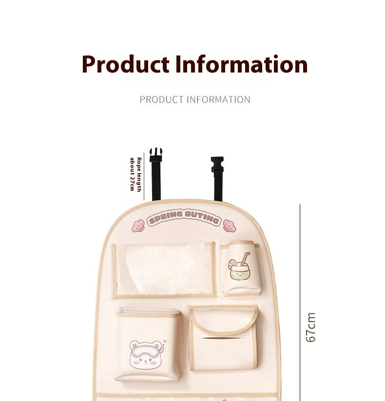 Car Seat Back Organizer – Anti-Kick & Anti-Dirt Mat