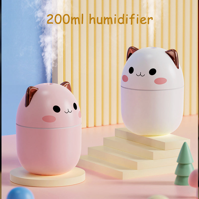 Silent USB Car Humidifier – Aromatherapy Diffuser with Ambient Light