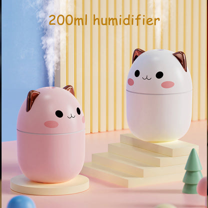 Silent USB Car Humidifier – Aromatherapy Diffuser with Ambient Light