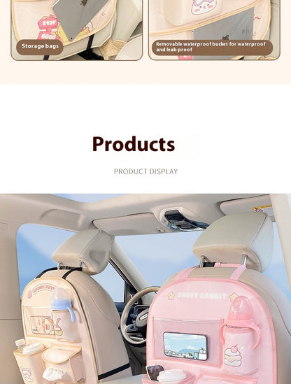 Car Seat Back Organizer – Anti-Kick & Anti-Dirt Mat