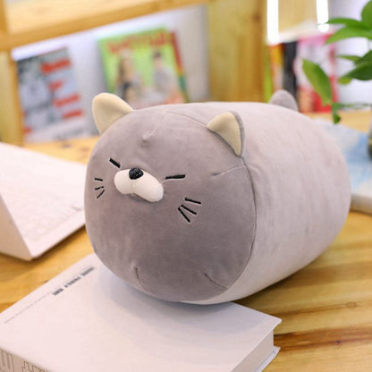 Chubby Dumpling Cat Plush Toy – Soft & Adorable