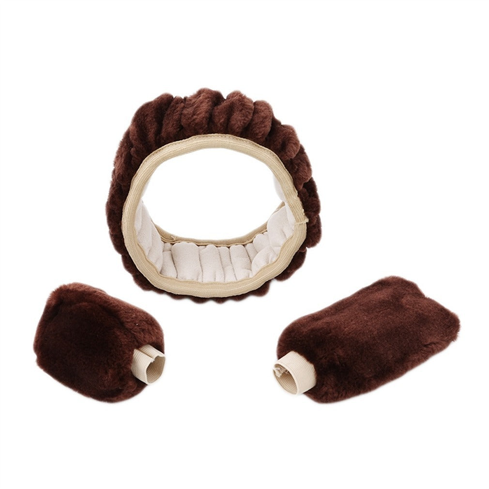 Plush Car Steering Wheel Cover – Soft & Stylish