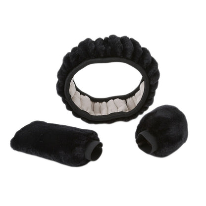 Plush Car Steering Wheel Cover – Soft & Stylish