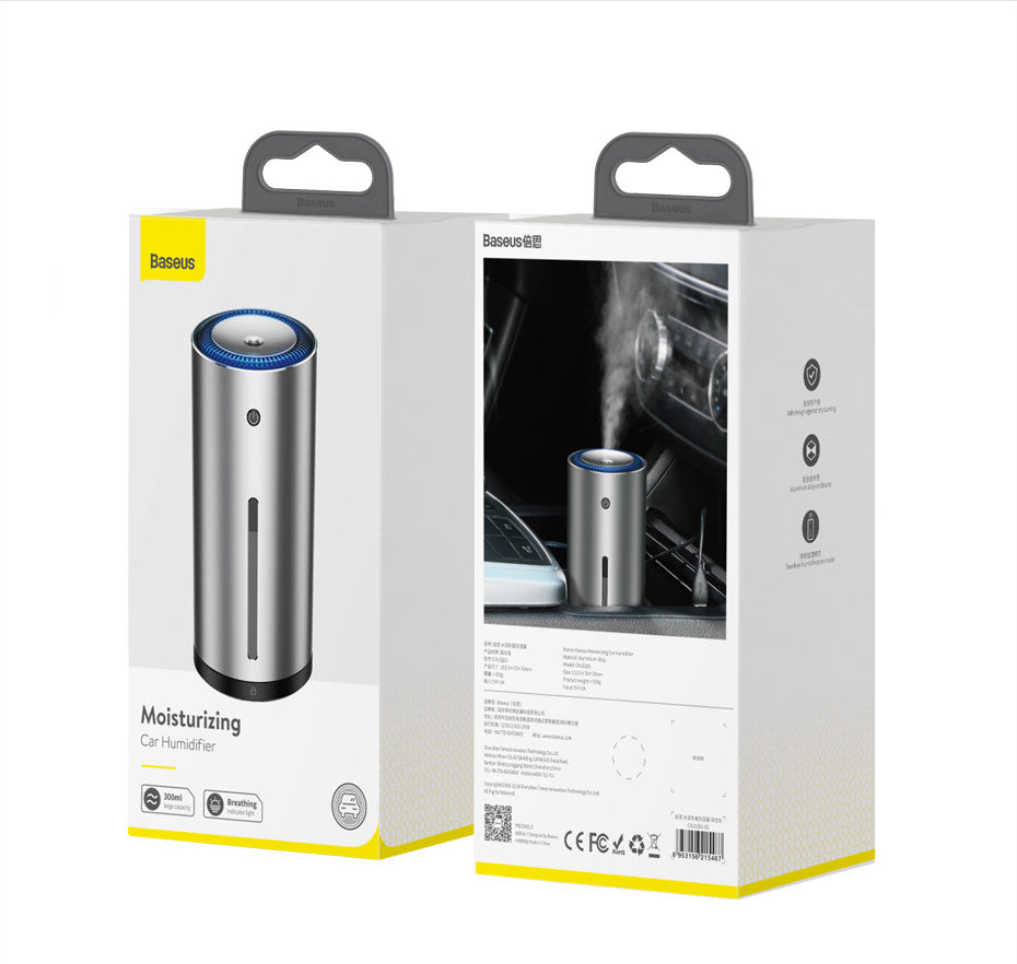 Portable Car Humidifier BASEUS – Portable Air Moisturizer for a Fresh and Comfortable Drive