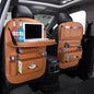 Premium Leather Car Seat Back Organizer – Stylish & Spacious Storage Bag
