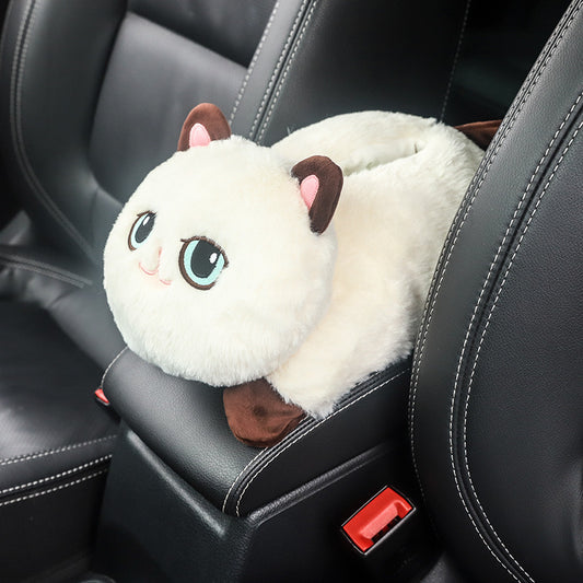 Cartoon Car Armrest Tissue Box