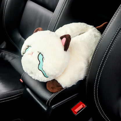 Cartoon Car Armrest Tissue Box
