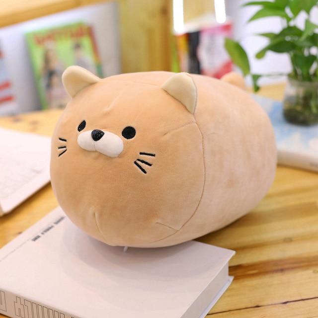Chubby Dumpling Cat Plush Toy – Soft & Adorable