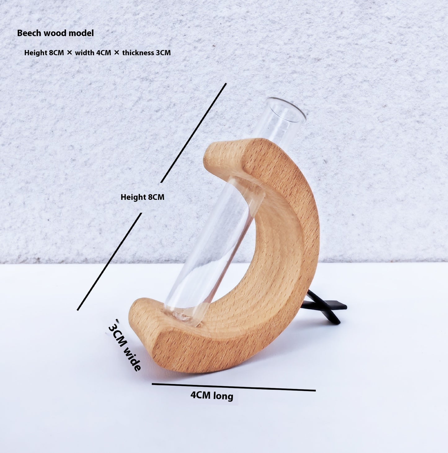 C-Shaped Car Flower Holder