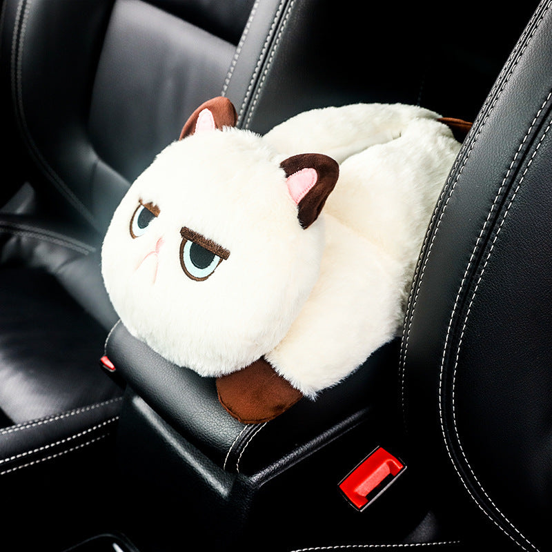 Cartoon Car Armrest Tissue Box