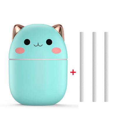 Silent USB Car Humidifier – Aromatherapy Diffuser with Ambient Light