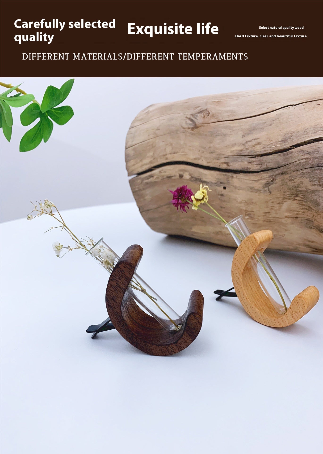 C-Shaped Car Flower Holder