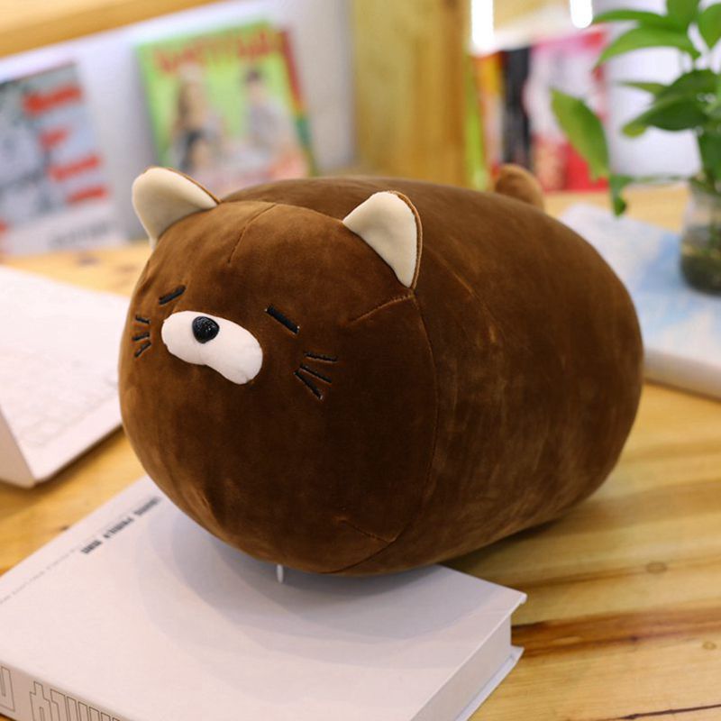 Chubby Dumpling Cat Plush Toy – Soft & Adorable