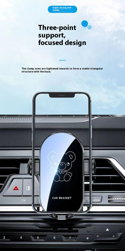 Cute Cartoon Multifunctional Car Phone Holder