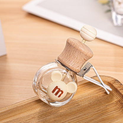 Empty Cute Cartoon Car Air Outlet Perfume Bottle – Fun & Fresh