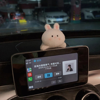 Cute Plush Car Dashboard Doll – Adorable Decor