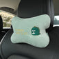 Animal Headrest & Seatbelt Strap Cute Cushion Set