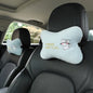 Animal Headrest & Seatbelt Strap Cute Cushion Set