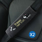 Animal Headrest & Seatbelt Strap Cute Cushion Set