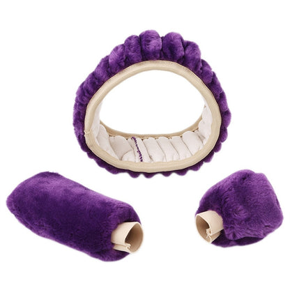 Plush Car Steering Wheel Cover – Soft & Stylish