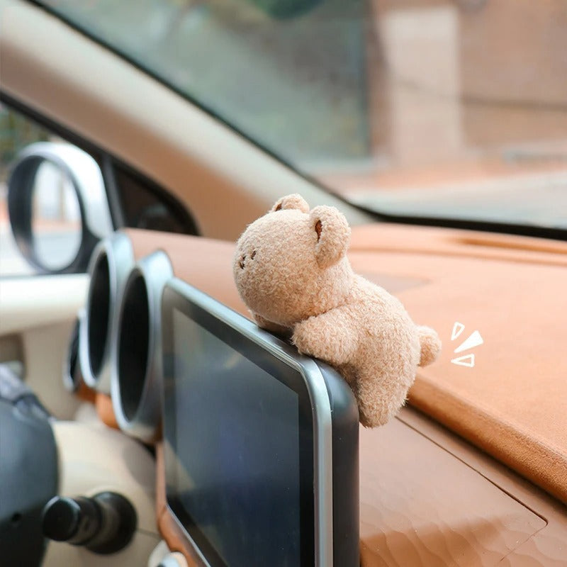 Cute Plush Car Dashboard Doll – Adorable Decor