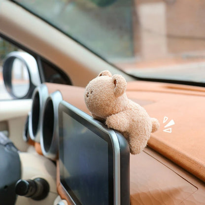 Cute Plush Car Dashboard Doll – Adorable Decor