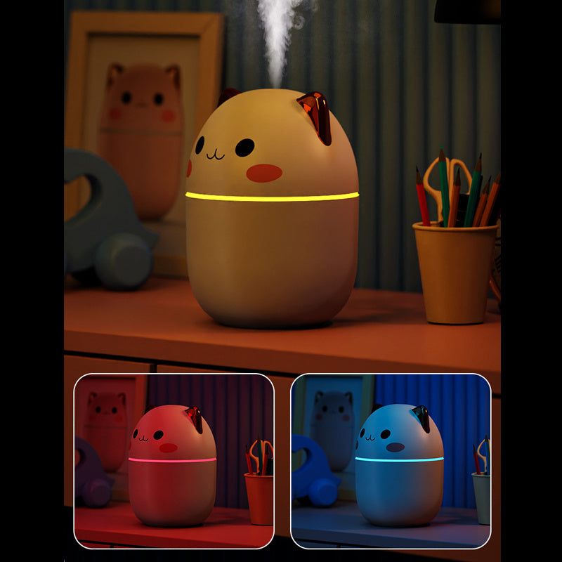 Silent USB Car Humidifier – Aromatherapy Diffuser with Ambient Light