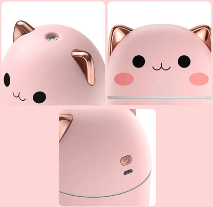 Silent USB Car Humidifier – Aromatherapy Diffuser with Ambient Light
