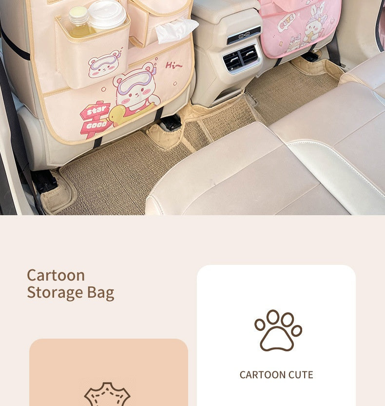 Car Seat Back Organizer – Anti-Kick & Anti-Dirt Mat