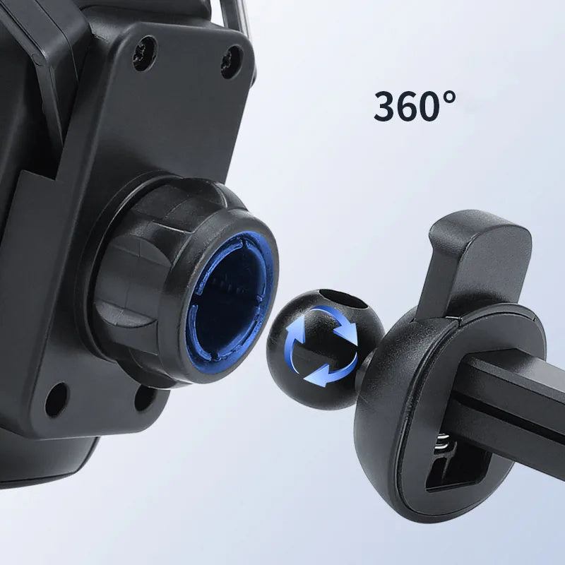 Racing Seat Car Phone Holder – 360° Air Vent Mount
