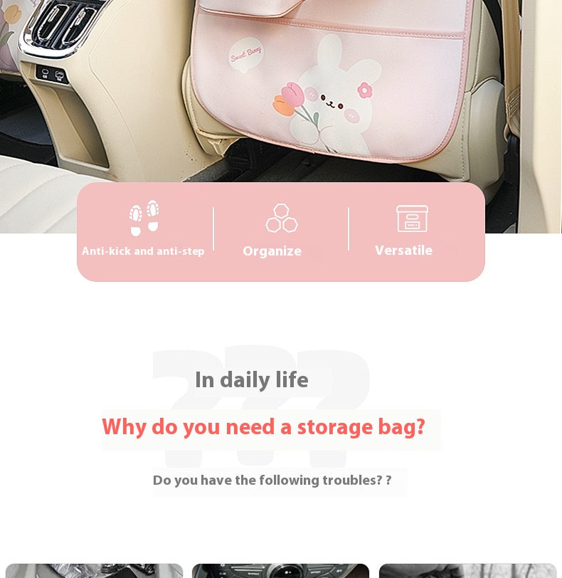 Car Seat Back Buggy Bag – Convenient Storage for Your Car