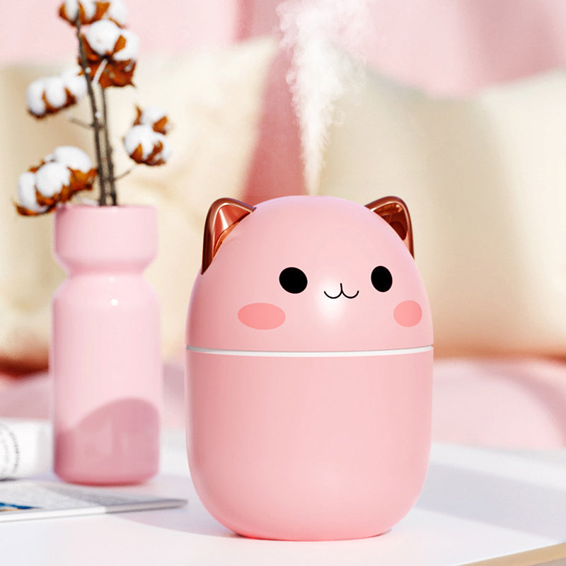 Silent USB Car Humidifier – Aromatherapy Diffuser with Ambient Light