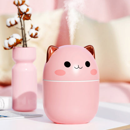 Silent USB Car Humidifier – Aromatherapy Diffuser with Ambient Light