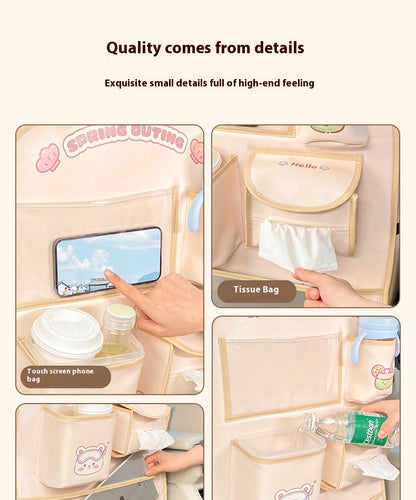 Car Seat Back Organizer – Anti-Kick & Anti-Dirt Mat