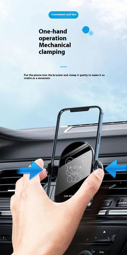 Cute Cartoon Multifunctional Car Phone Holder