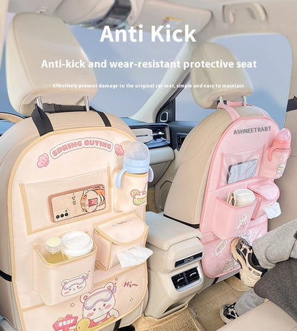 Car Seat Back Organizer – Anti-Kick & Anti-Dirt Mat