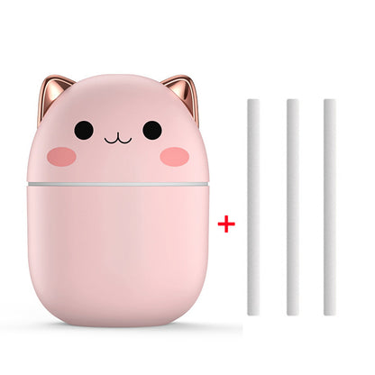 Silent USB Car Humidifier – Aromatherapy Diffuser with Ambient Light