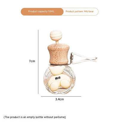 Empty Cute Cartoon Car Air Outlet Perfume Bottle – Fun & Fresh