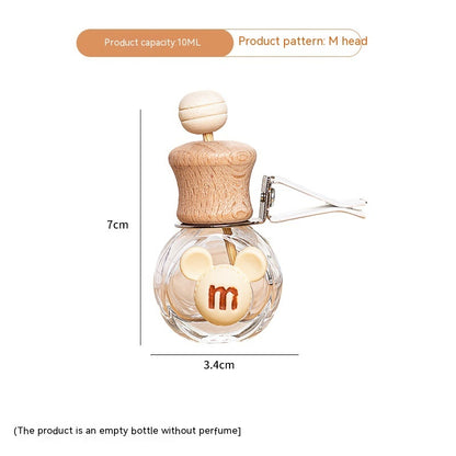 Empty Cute Cartoon Car Air Outlet Perfume Bottle – Fun & Fresh
